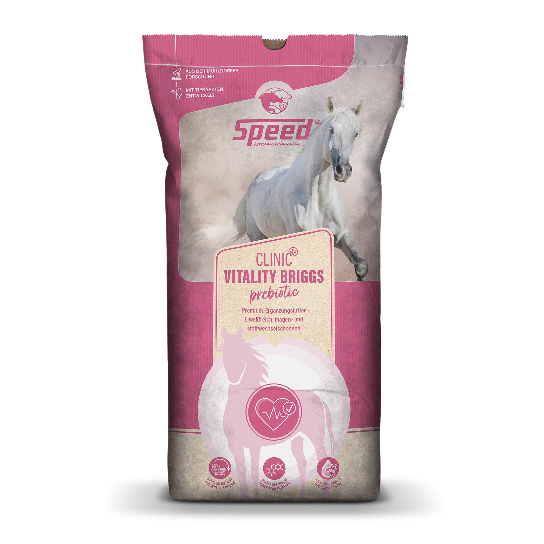 SPEED VITALITY BRIGGS prebiotic - stärkereduziertes Pferdefutter SPEED VITALITY BRIGGS prebiotic - stärkereduziertes Pferdefutter